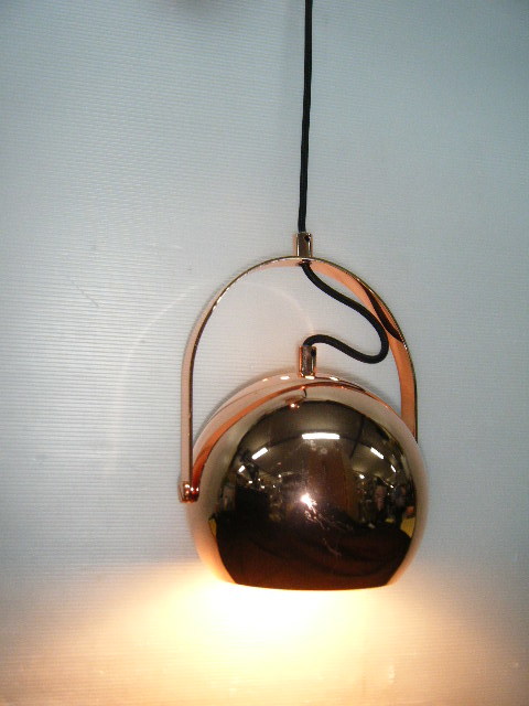 ３ト３０◆FRANDSEN 1354 北欧 デンマーク 照明 ペンダント ライティング A/S ライト Ball W.Handle メタルシェード