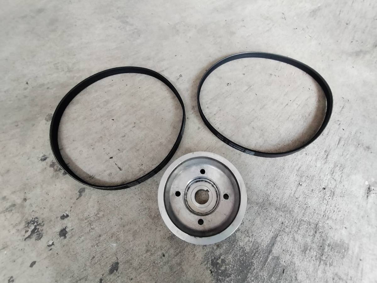 レター520円発送！ゼロスポーツ 軽量クランクプーリー シルバー STi