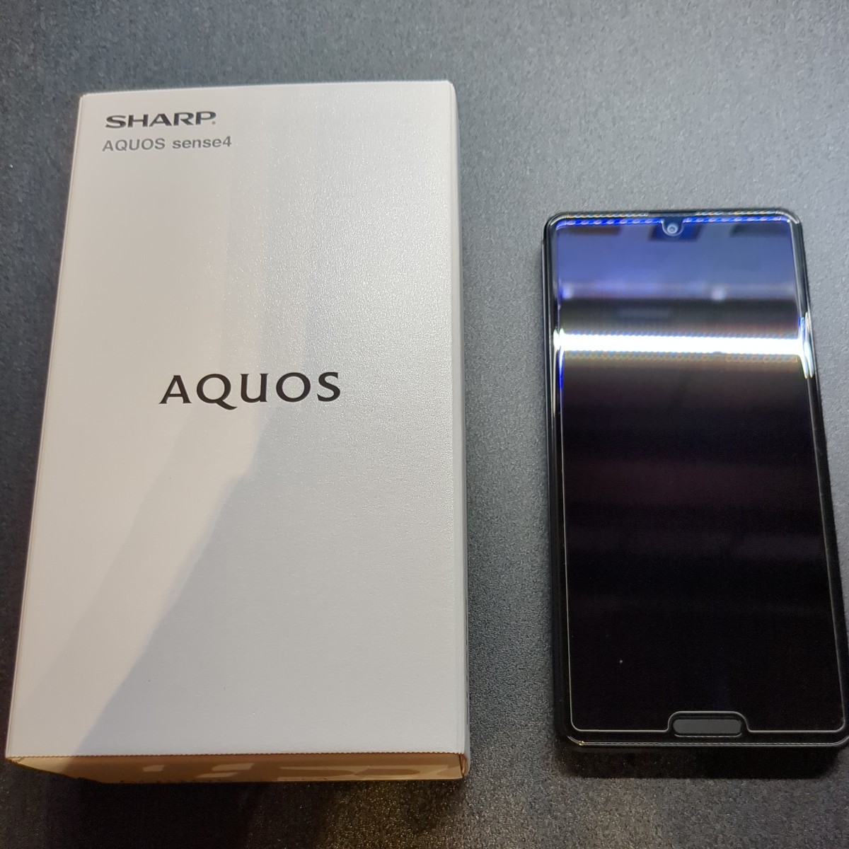 SHARP AQUOS sense4 SH-M15 ブラック SIMフリー スマホ本体 携帯電話