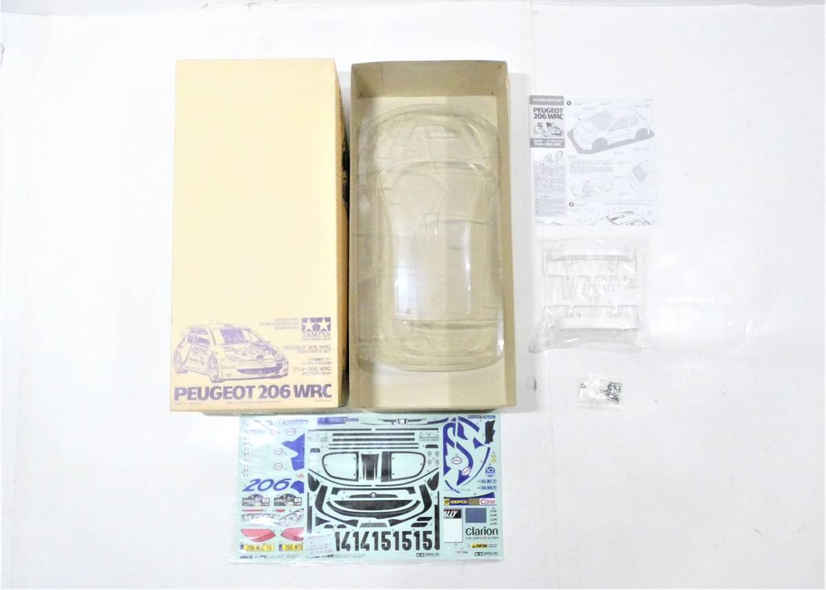 タミヤ 1／10ラジコンスペアボディセットプジョー206WRC 【公式通販】