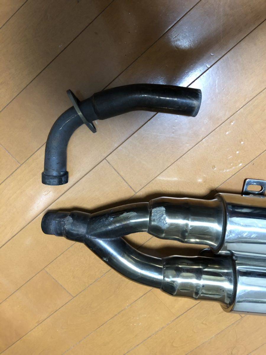 1円スタート マジェスティ125 コマジェ 5ca 2本出し 社外マフラー