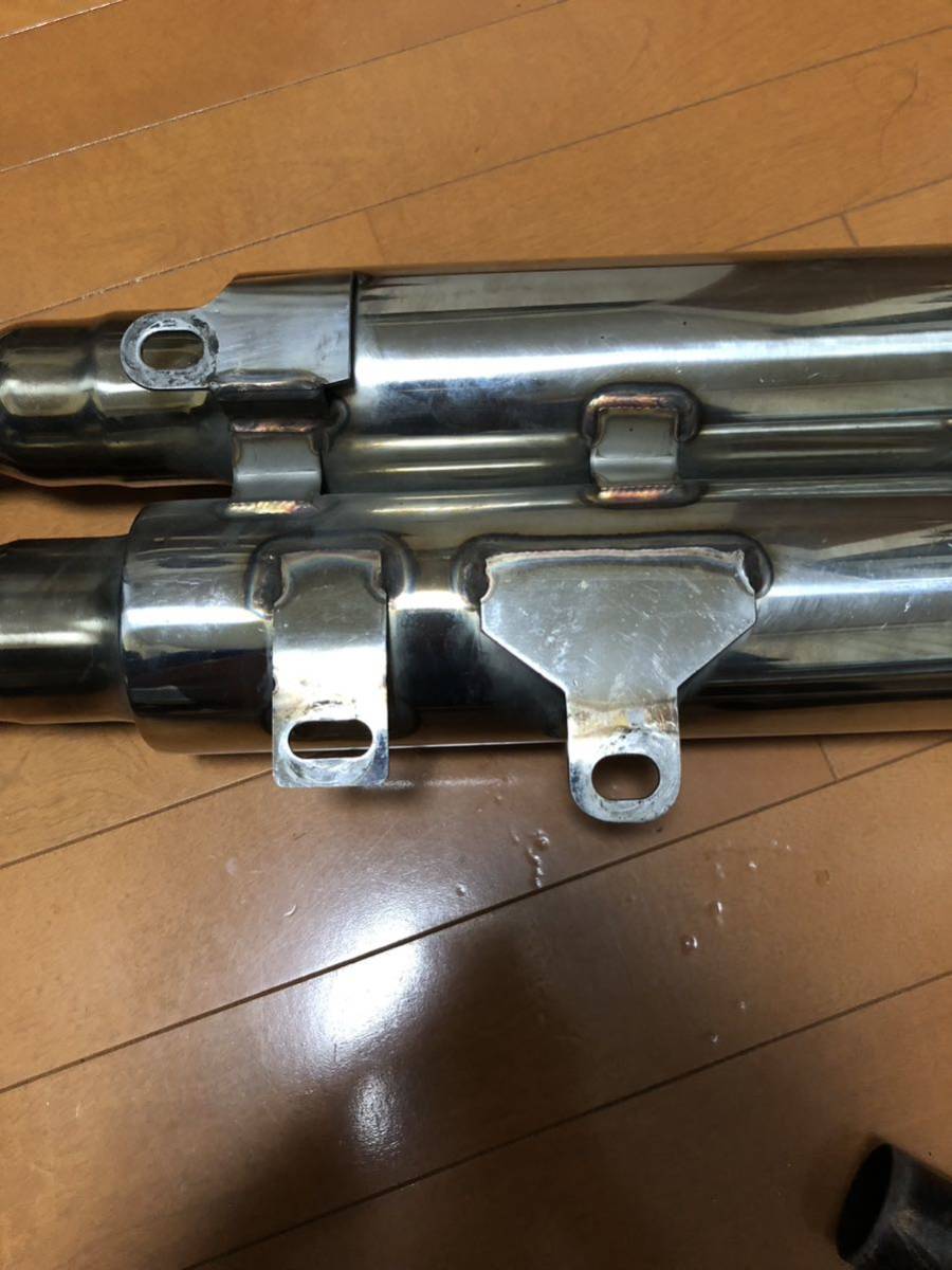 1円スタート マジェスティ125 コマジェ 5ca 2本出し 社外マフラー
