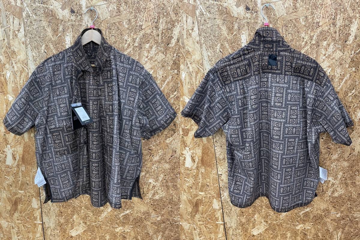 ko0712/02/70 【L】ダイワ ピア39 オープンカラー シャツ ブラウン  