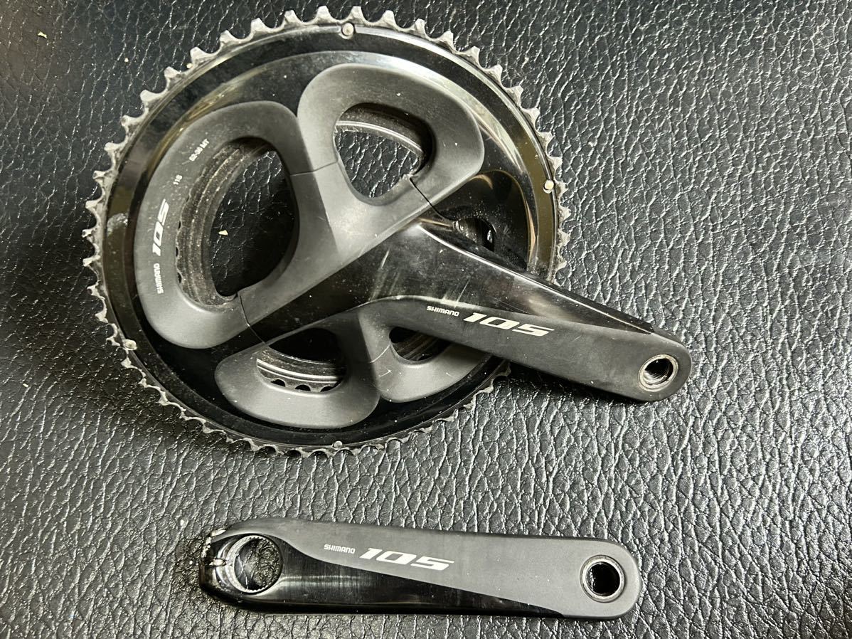 FC R7000 Shimano 105 シマノ 160㎜ 50 34t クランク FCA230824F 0 FC