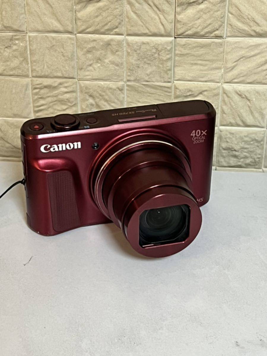 キヤノン Canon PowerShot SX720HS レッド 赤 コンパクトデジタル