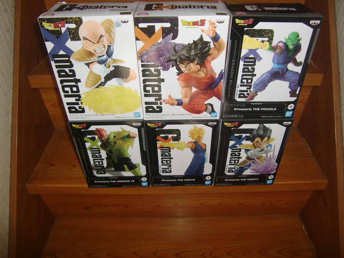 未開封　Ｇ×materia　６種　ベジータ　ピッコロ　クリリン　ベジット　１６号　ヤムチャ　検)　一番くじ　コレクタブル　造形天下一武道会
