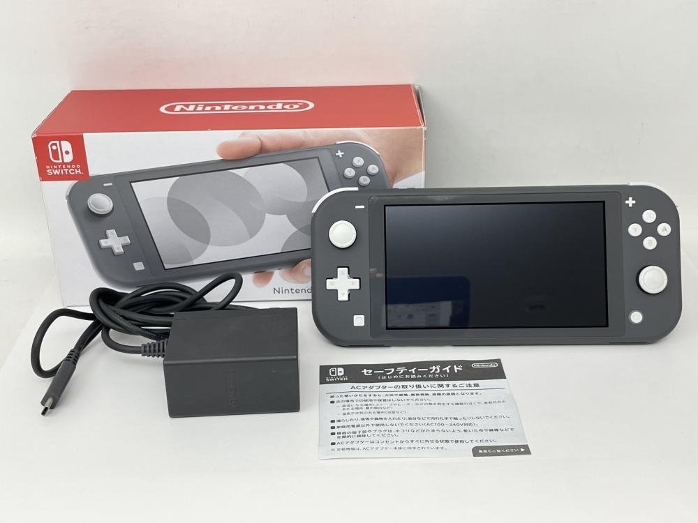 592【美品】 Nintendo Switch Lite 本体 スイッチ グレー
