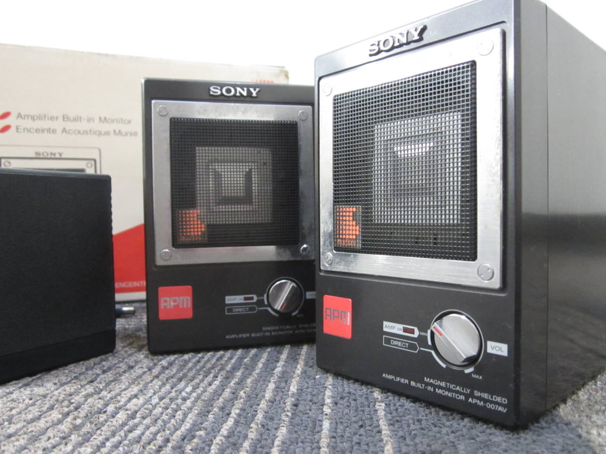 SONY ソニー　アンプ内蔵型スピーカー　APM-007AV APM-007AV SONY ソニー - スピーカー アンプ内蔵スピーカー 公式 Yahoo
