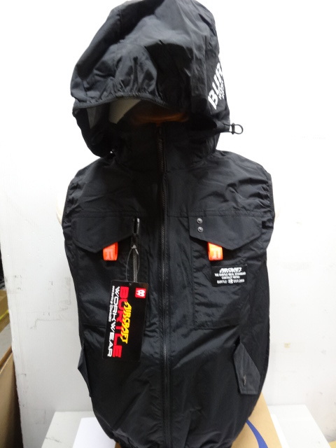 バートル　AC1154　ベスト空調服　ブラック　XXL寸　３２５０円（税込み）