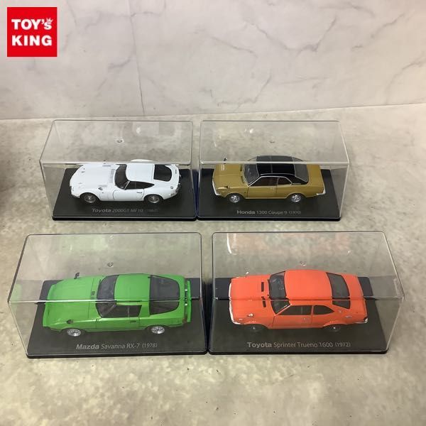 1円〜 アシェット 1/24 国産名車コレクション マツダ サバンナ RX-7 1978 トヨタ スプリンタートレノ 1600 1972 他
