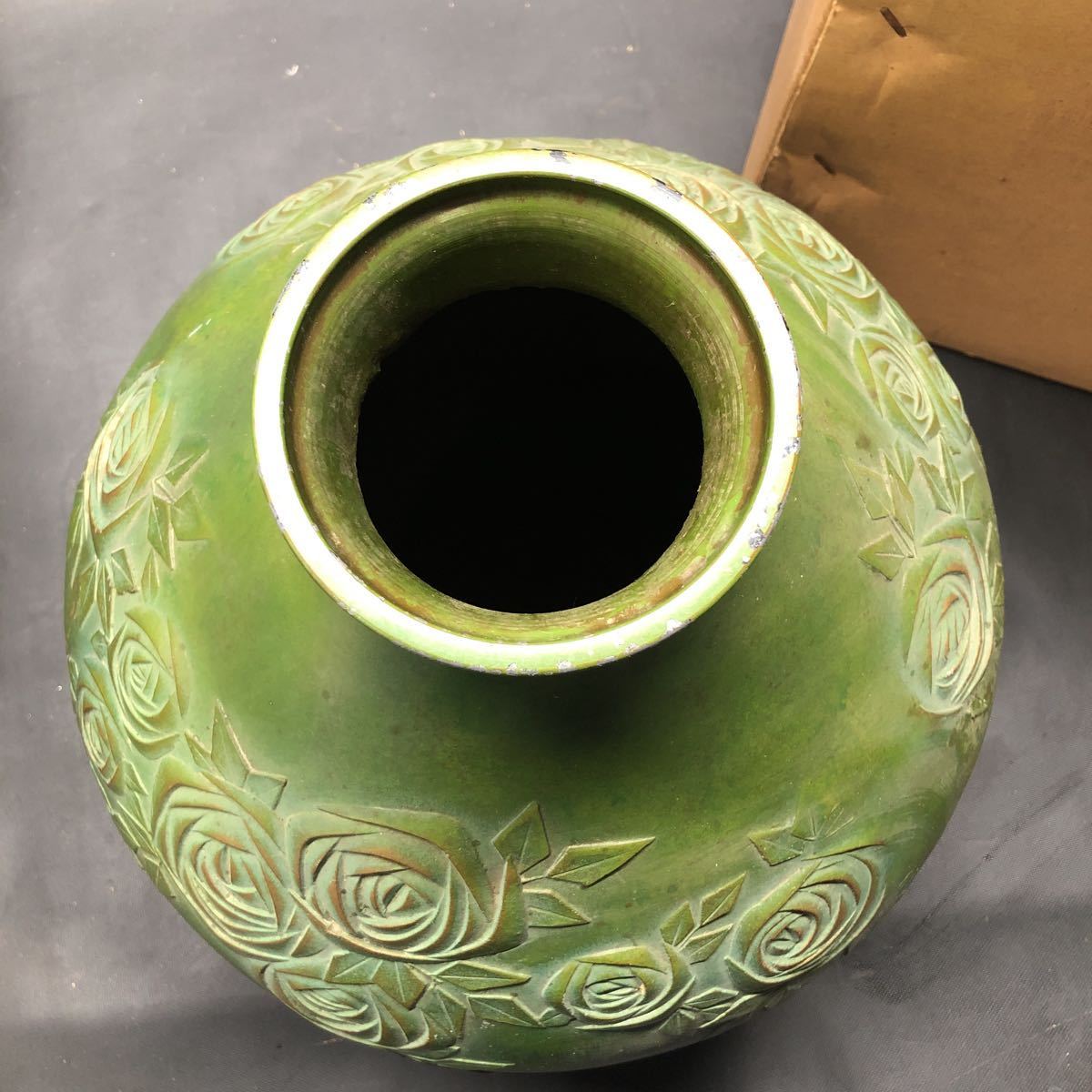 AI2421 金属製 花瓶 5点 まとめて /壺 青銅？銅？ 花器 置物 飾り 