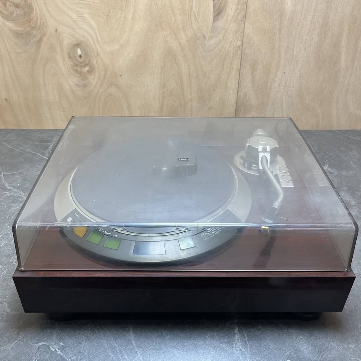 ☆DENON デノン ターンテーブル DP-57M レコードプレーヤー S字アーム