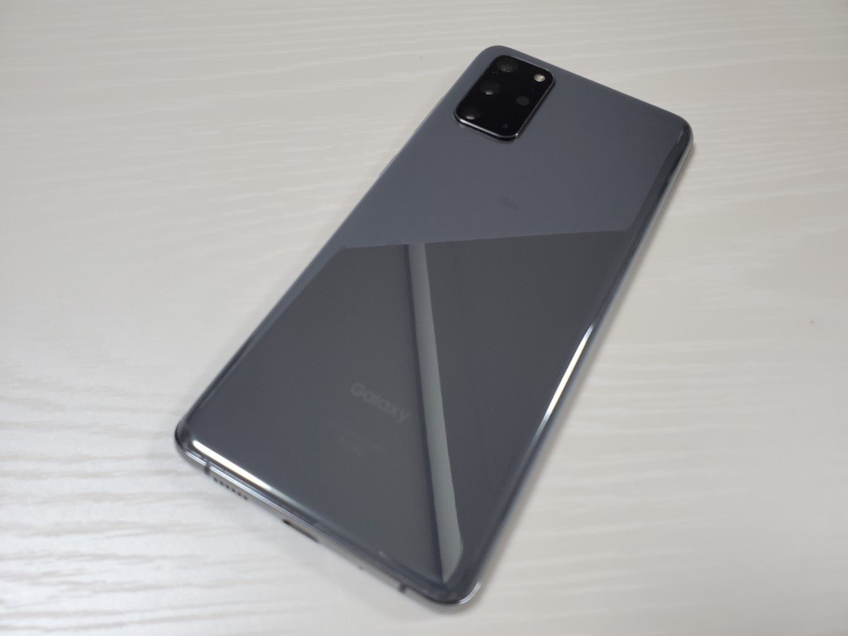 品質保証，人気セール ★【31528WM】 完動品 au SCG02 SAMSUNG Galaxy S20+ 5G コスミックグレー SIMロック解除済 1円 ! 1スタ !