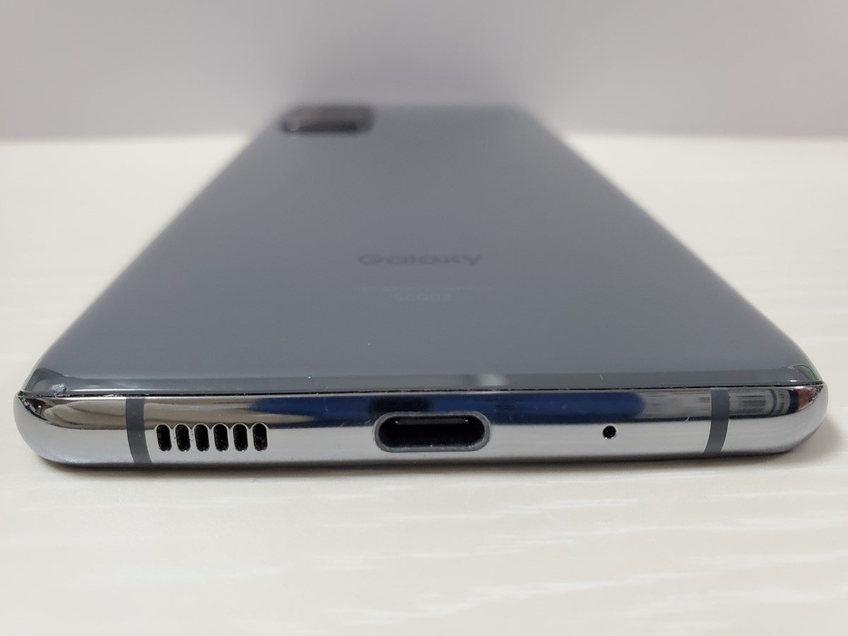 品質保証，人気セール ★【31528WM】 完動品 au SCG02 SAMSUNG Galaxy S20+ 5G コスミックグレー SIMロック解除済 1円 ! 1スタ !