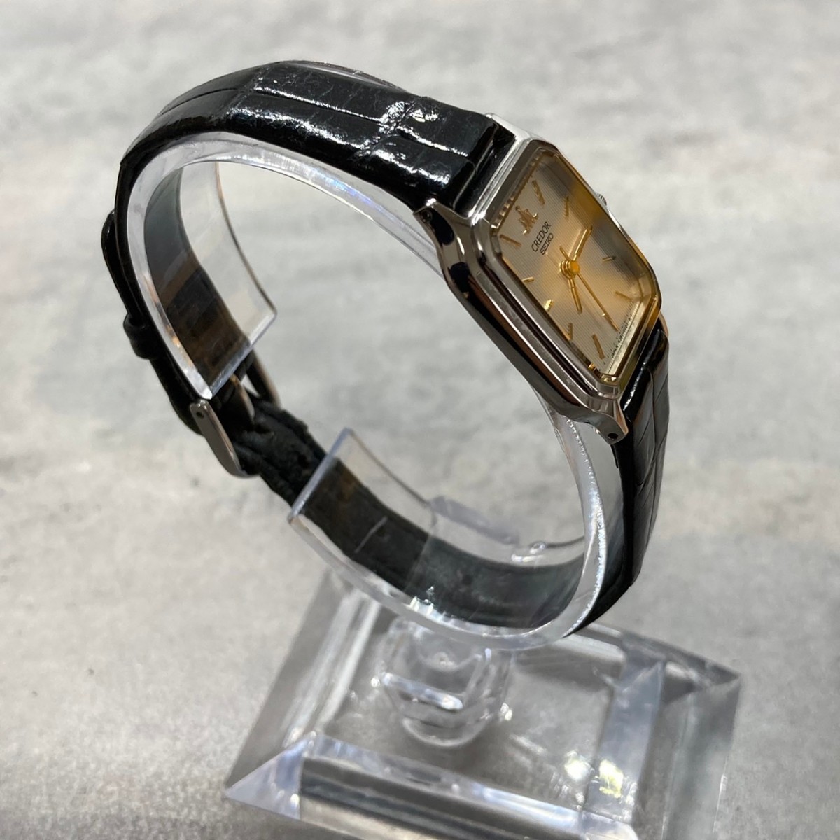 ◇稼働品◇美品◇ SEIKO セイコー QZ 4J81-5020 クレドール スクエア