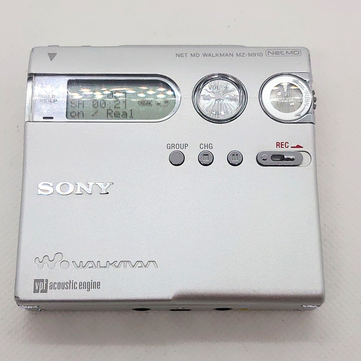 外観概ね◯ 動作◯】 SONY MZ-910 Portable MD Player WALKMAN