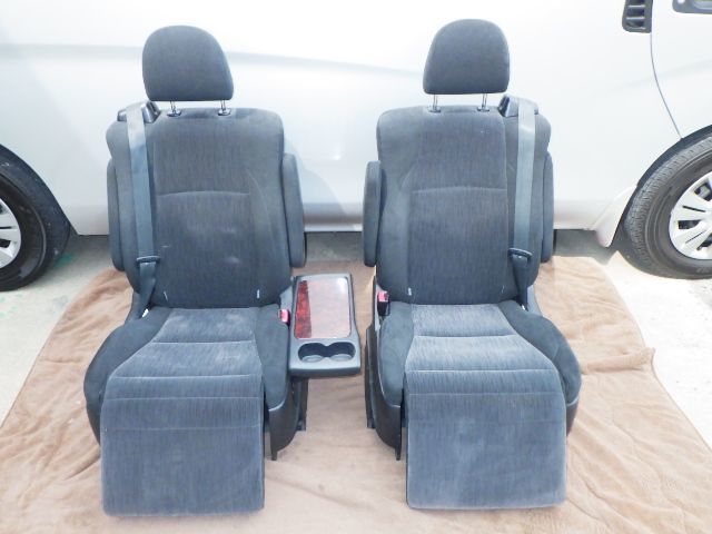 ★アルファード 240S ANH20W 20系★セカンドシート 左右セット 7人乗り オットマン キャプテンシート ブラック 純正 中古
