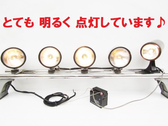 激レア AIBA WORKS ツインチューブライトバー 5灯 SUVルーフライト