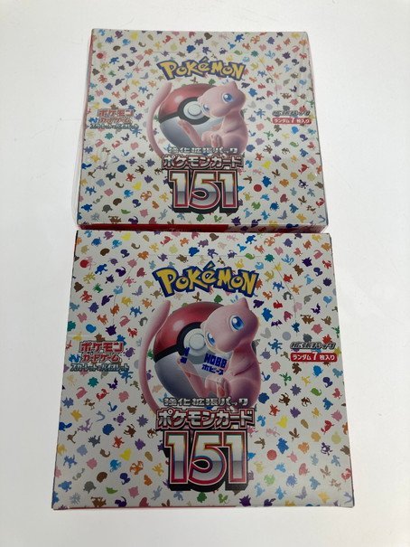 H【パック未開封/現状品】 ポケモンカードゲーム ポケモンカード151 未開封パック 60パック 2BOX まとめ 〈72-230713-to-6-HOU〉