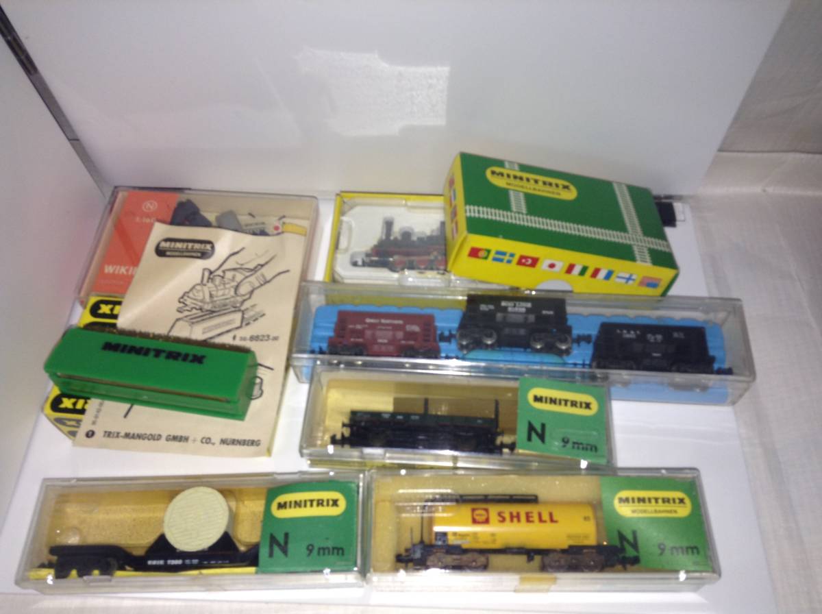 MINITRIX Nゲージ 貨車セット TRIX MINITRIX ATLAS WIKING-MODELLE貨車、機関車等セット Trix