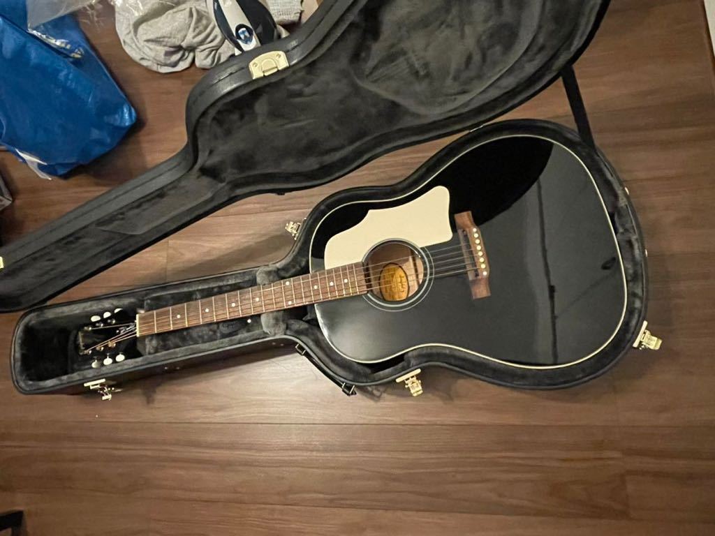 Epiphone 斉藤和義 モデル エピフォン J45 限定 黒 エレアコ 美品 