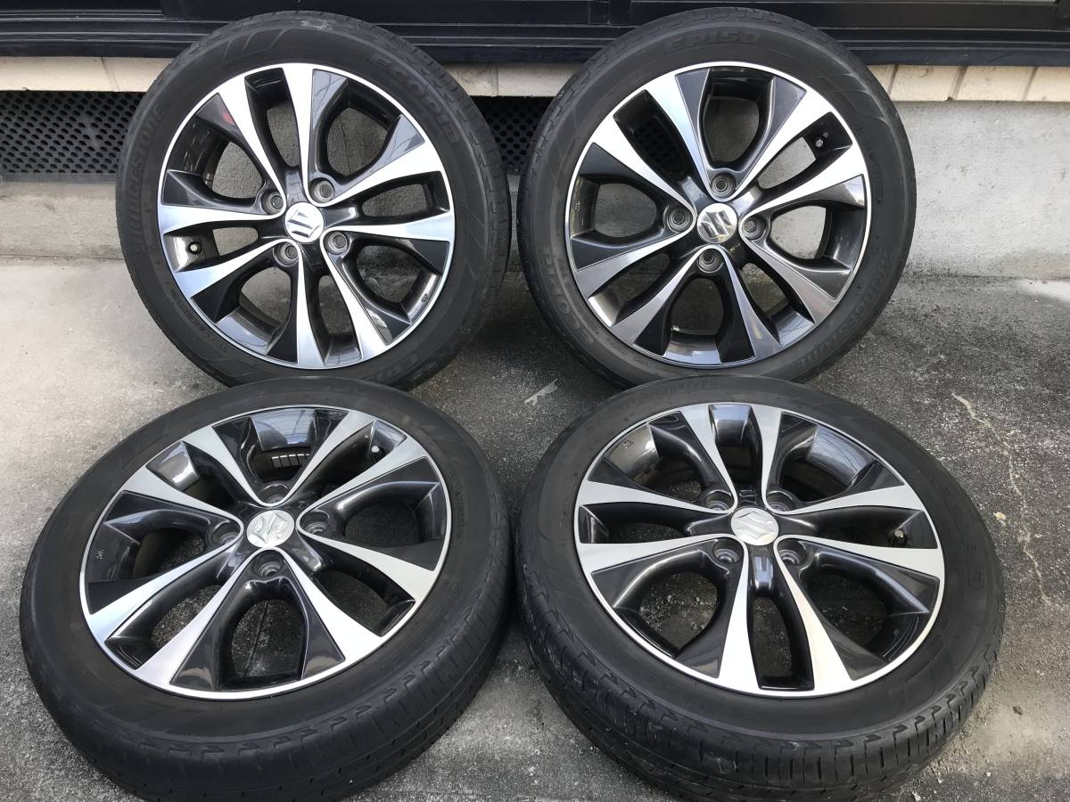 やや美品 スズキ 純正 15インチ 165/55R15 タイヤおまけ ワゴンR スティングレー MH34