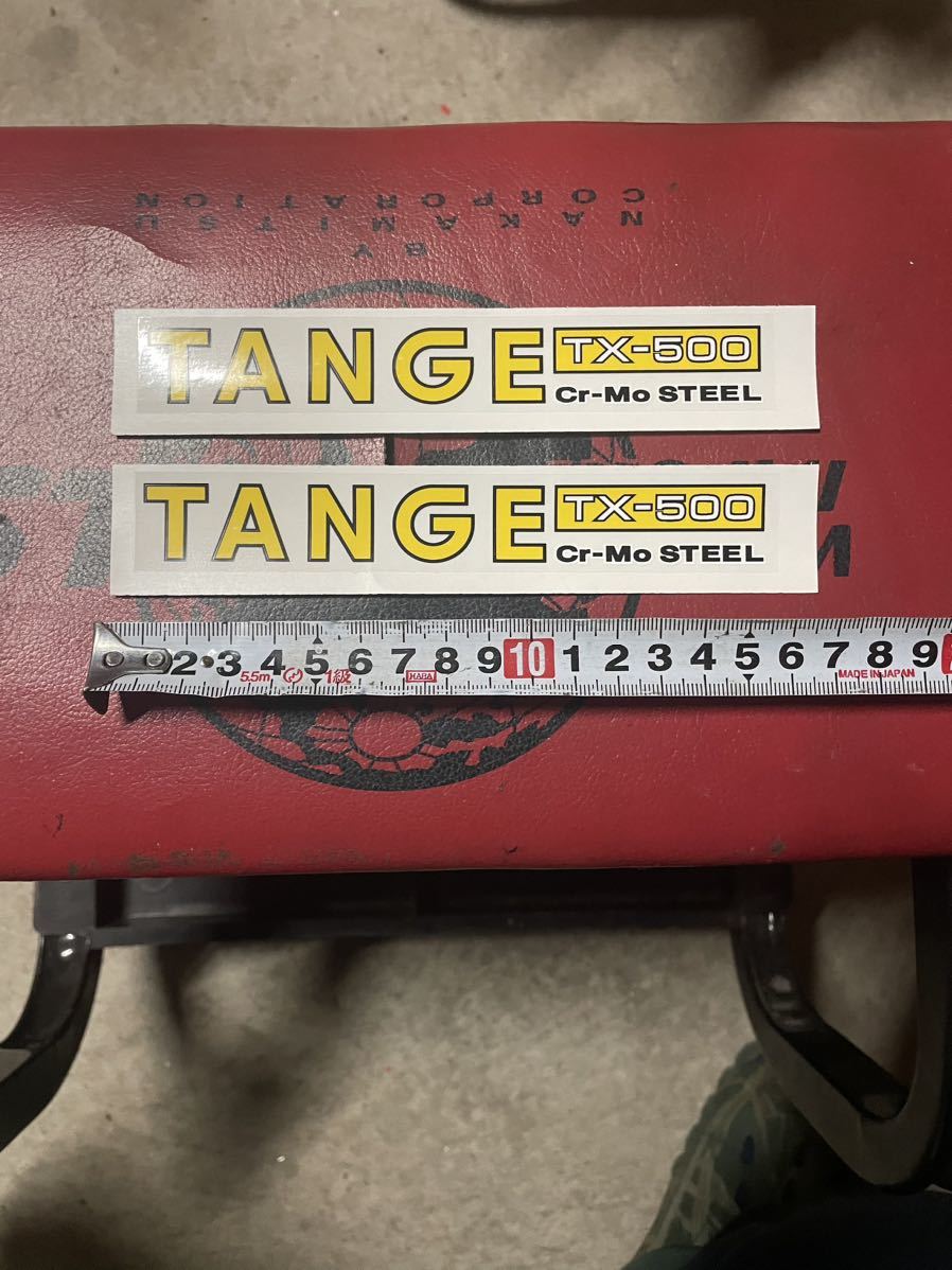 TANGE / TX-500 デカール BMX MTB ビンテージ タンゲ mongoose webco