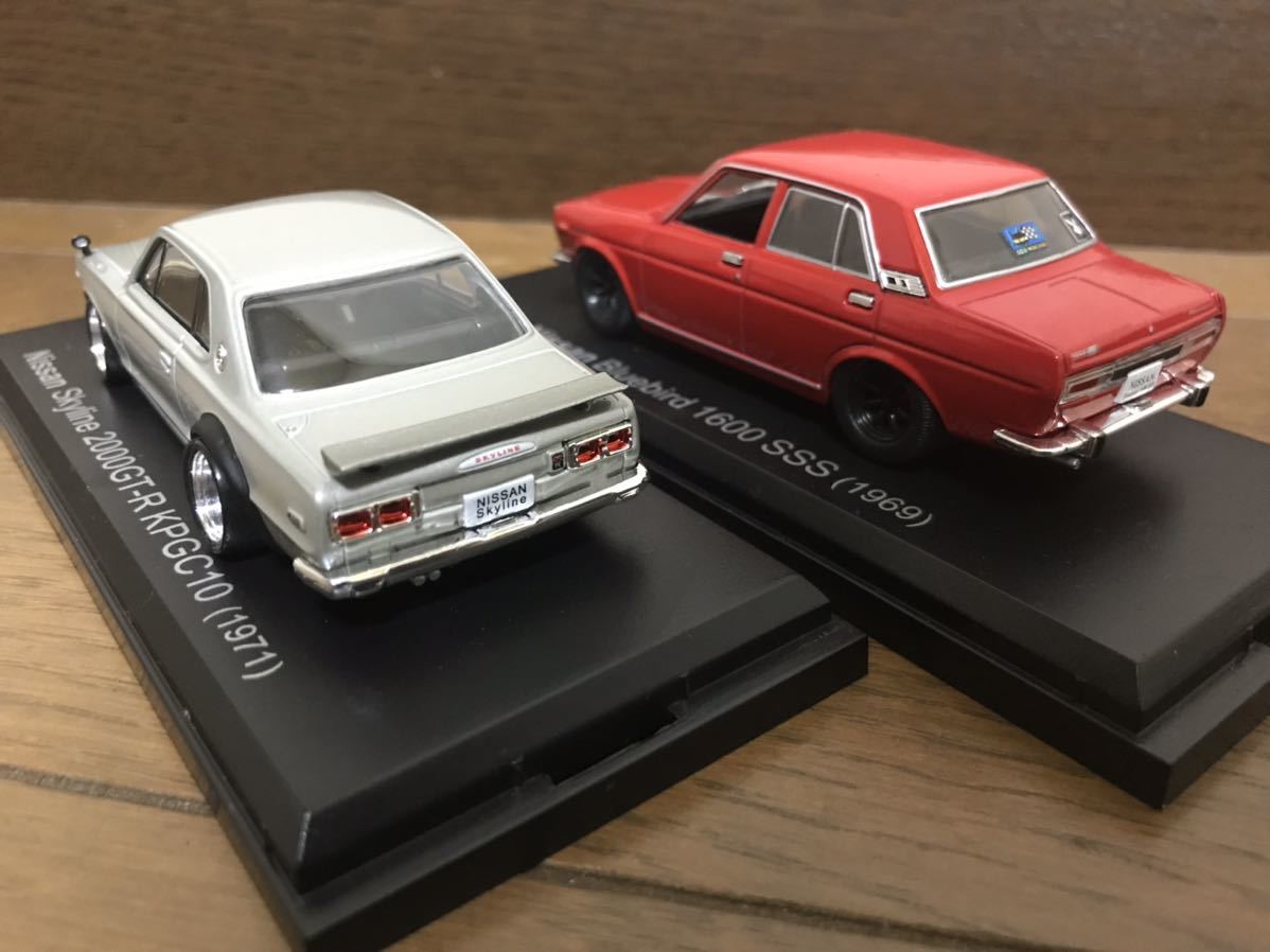 1/43　スカイライン改　ハコスカ2Dr　フォーカスレーシング　アルミ製　深リム 1/43 スカイライン改 ハコスカ2Dr フォーカスレーシング アルミ製 深