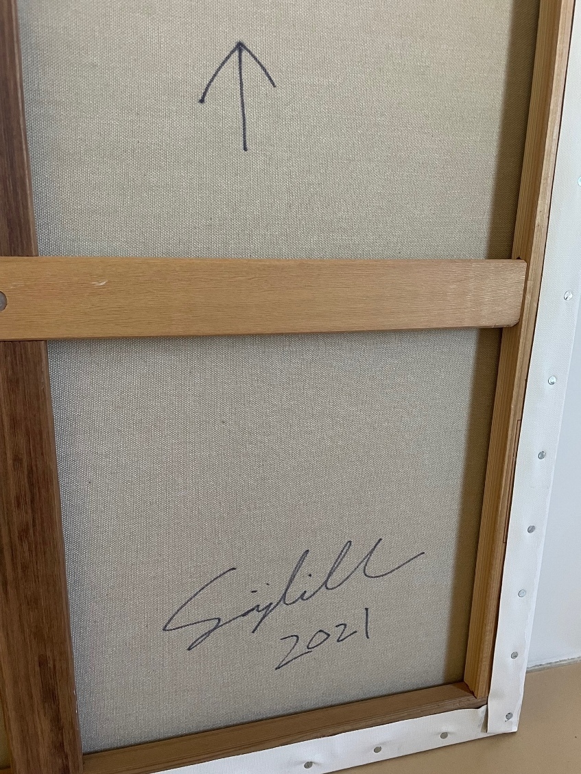 【原画】ニシクボサユリ キャンバス画 220×273㎜ 【証明書、サイン有】 原画ニシクボサユリ キャンバス画 220×273 証明書、サイン有