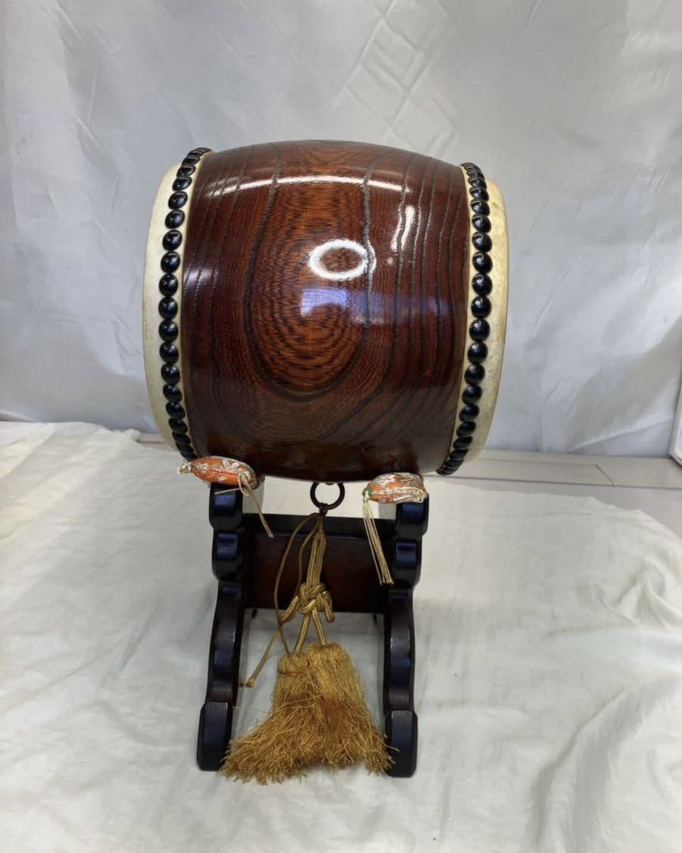 和太鼓 打楽器 和楽器 締太鼓 | スタンド付き 伝統芸能 バチ 木製