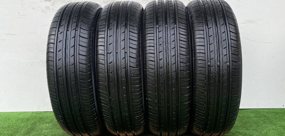 バリ山　４本　195/65Ｒ15　ヨコハマ　ブルーアース　送料無料（１部地域除く 国産ヨコハマ ブルーアース195/65R15．2021年製．バリ山4本セット