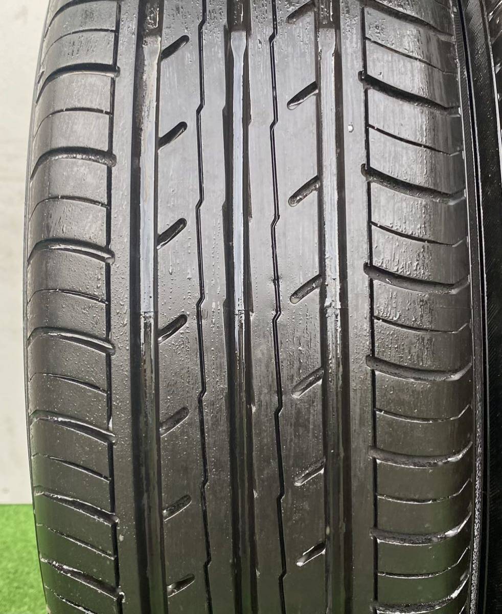 国産ヨコハマ ブルーアース195/65R15．2021年製．バリ山4本セット