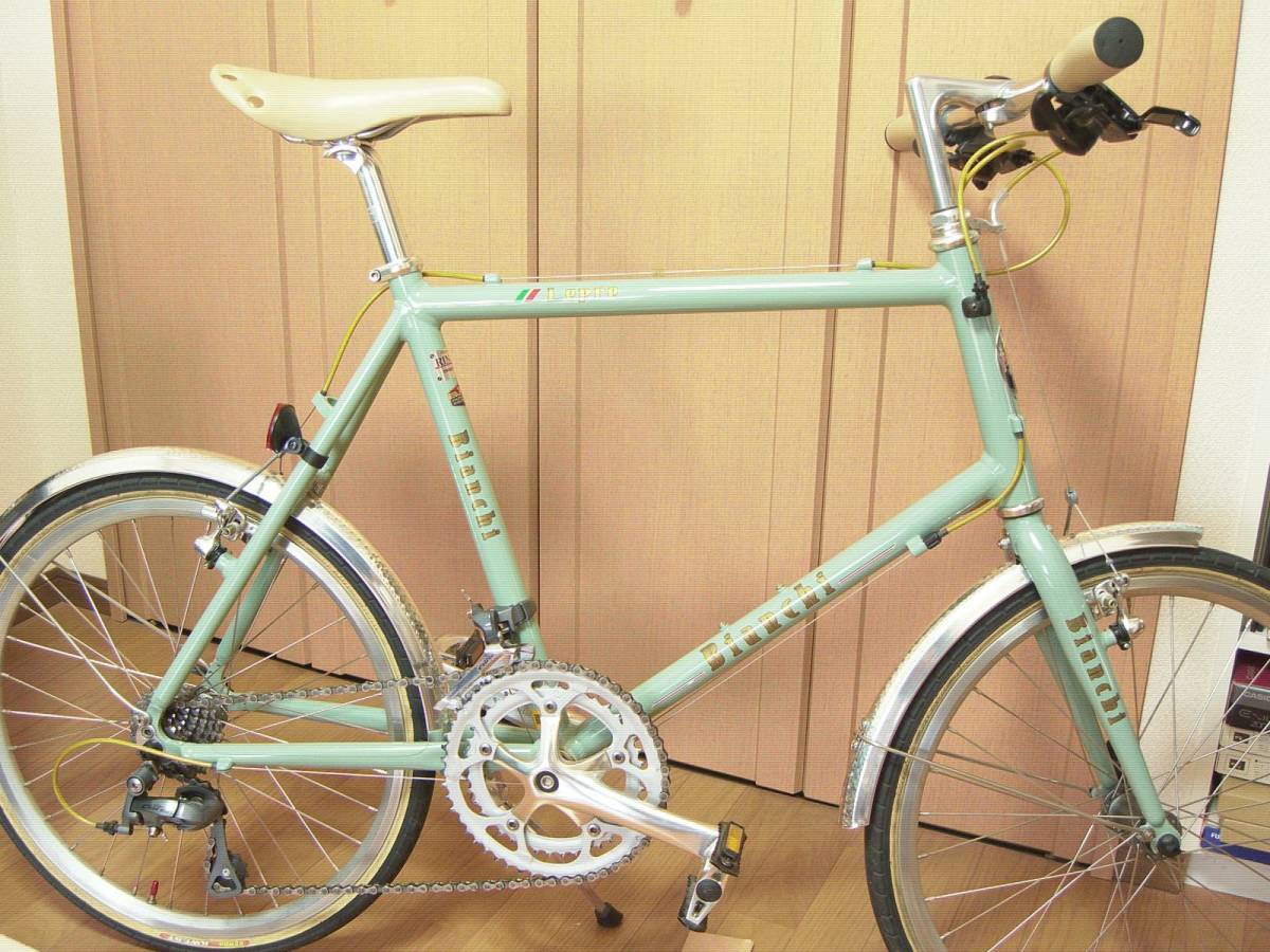 Bianchi MINI Vero8 Lepre フラットハンドル 完全室内保管・美車（直接