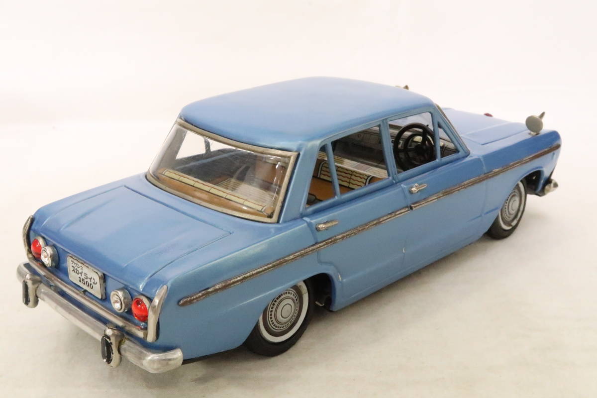 萬代屋【初代プリンス スカイライン ALSID-1水色】当時物ブリキ自動車 箱無 萬代屋初代プリンス スカイライン ALSID-1水色当時物ブリキ自動車 箱無