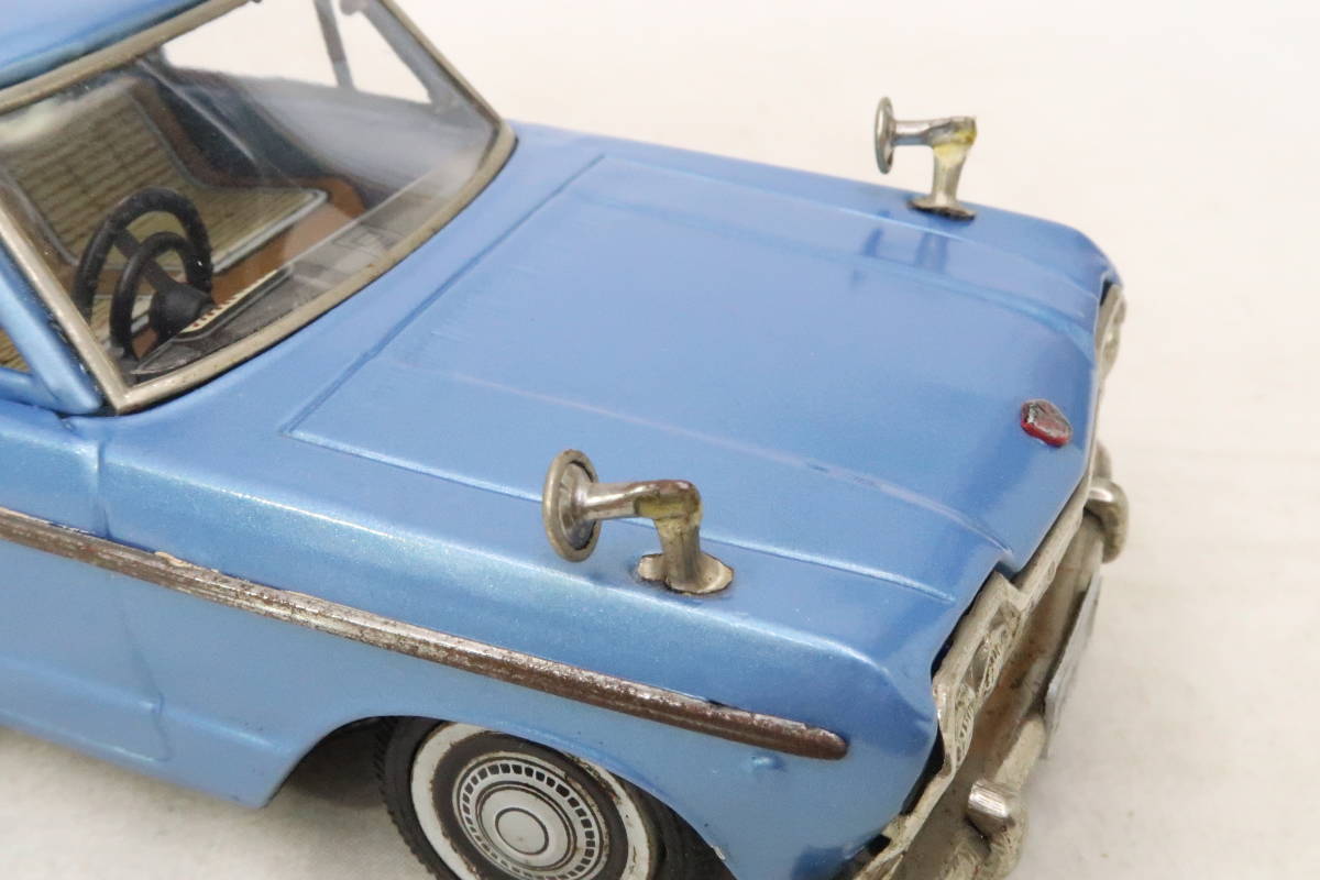 萬代屋初代プリンス スカイライン ALSID-1水色当時物ブリキ自動車 箱無
