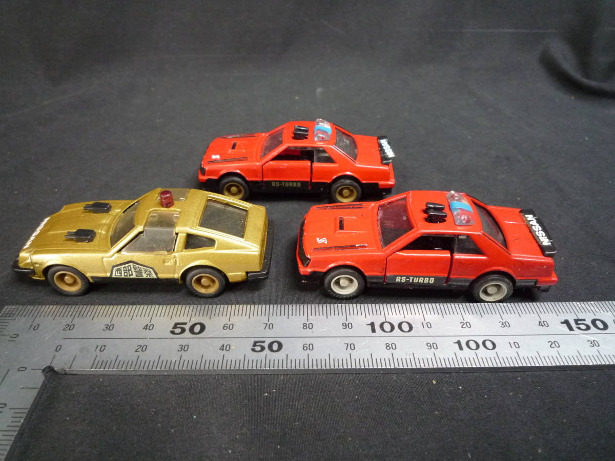 ヨネザワ ダイヤペット 1/60 西部警察 プルバックカー 3台