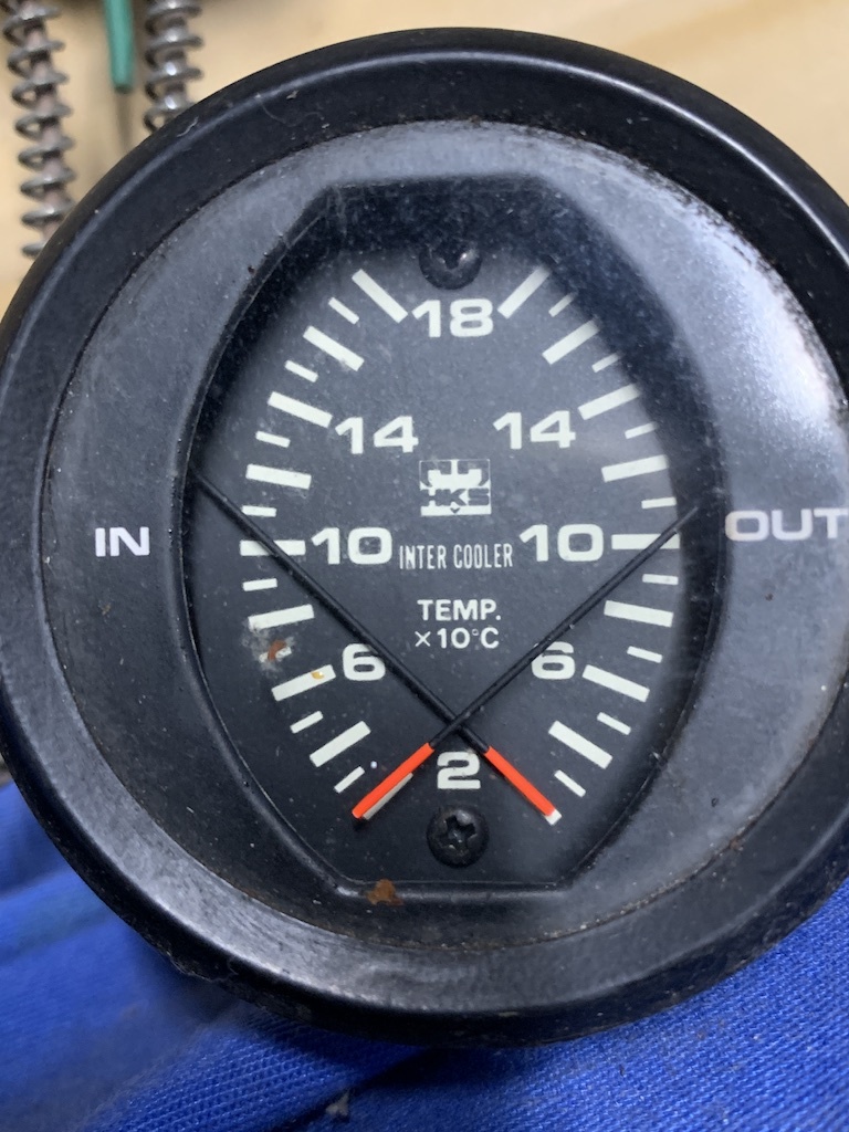 HKS インタークーラーメーター　52φ 機械式　動作未確認　ジャンク