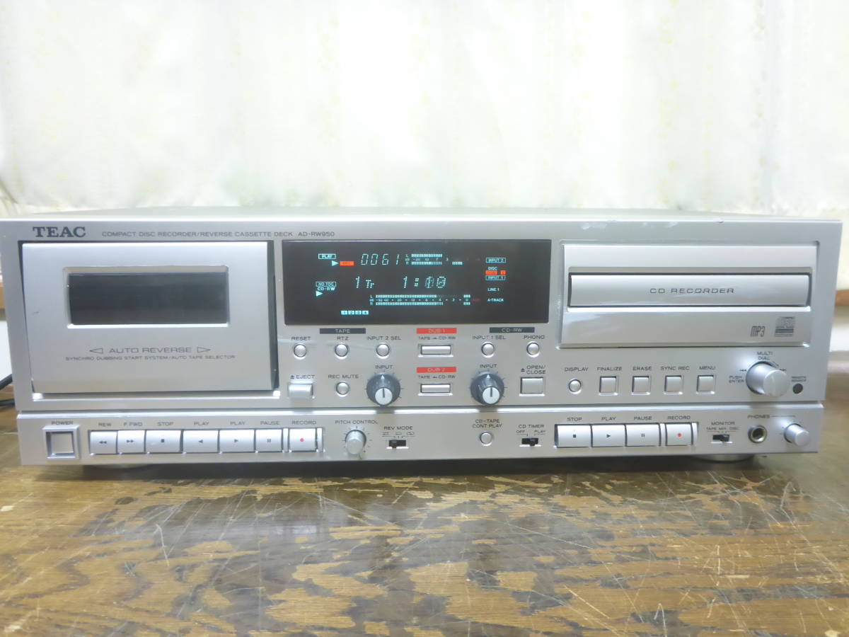 TEAC(ティアック)CDレコーダー／カセットデッキ AD-RW900S 【公式通販】