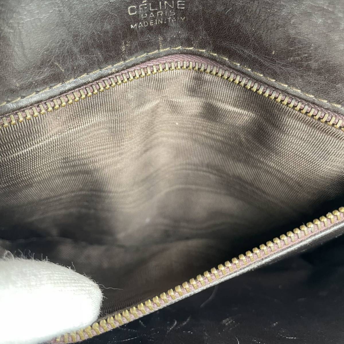 1円《極美品》CELINE セリーヌ ショルダーバッグ 馬車金具 ホース 