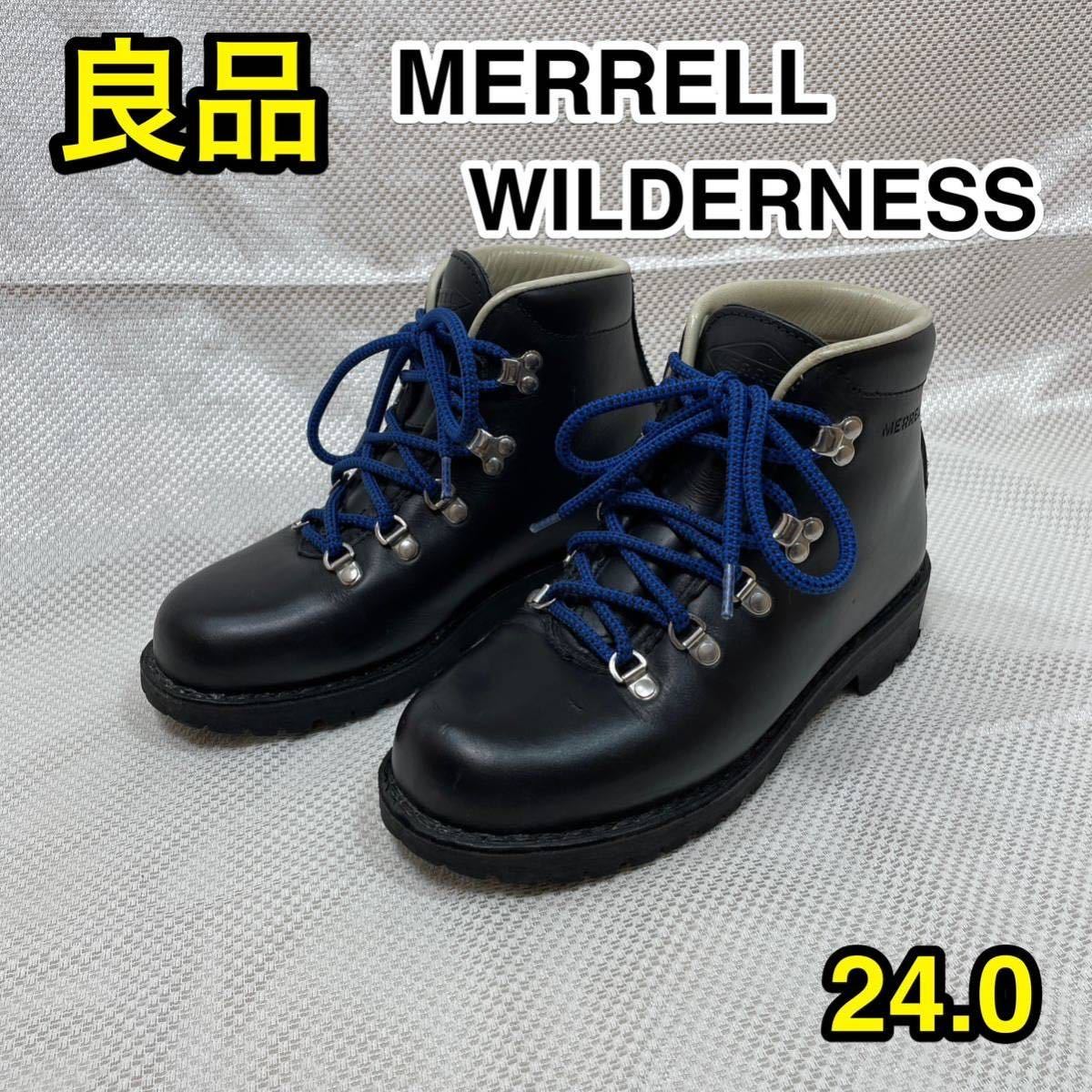 良品】MERRELL WILDERNESS 本革マウンテンブーツ ☆メレル 