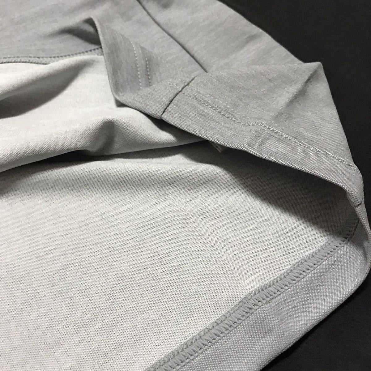 ○新品【メンズL】灰グレー デサント（DESCENTE）（メンズ）SUNSCREEN