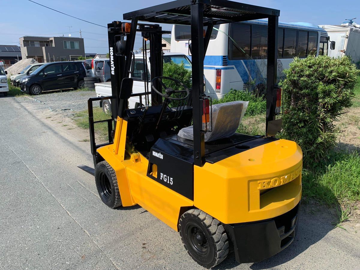 ☆KOMATSU☆ コマツ 1.5t フォークリフト FG15D-14 ヒンジ バッケット 