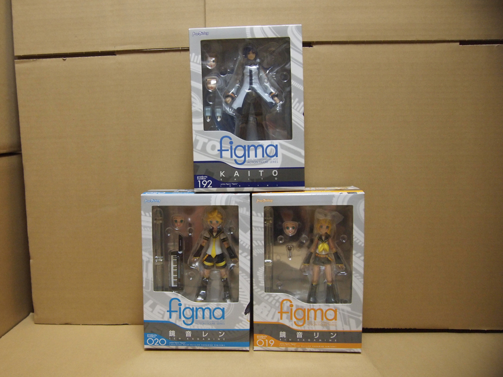 figma　鏡音リン／鏡音レン／ＫＡＩＴＯ　３体セット　ボーカロイド