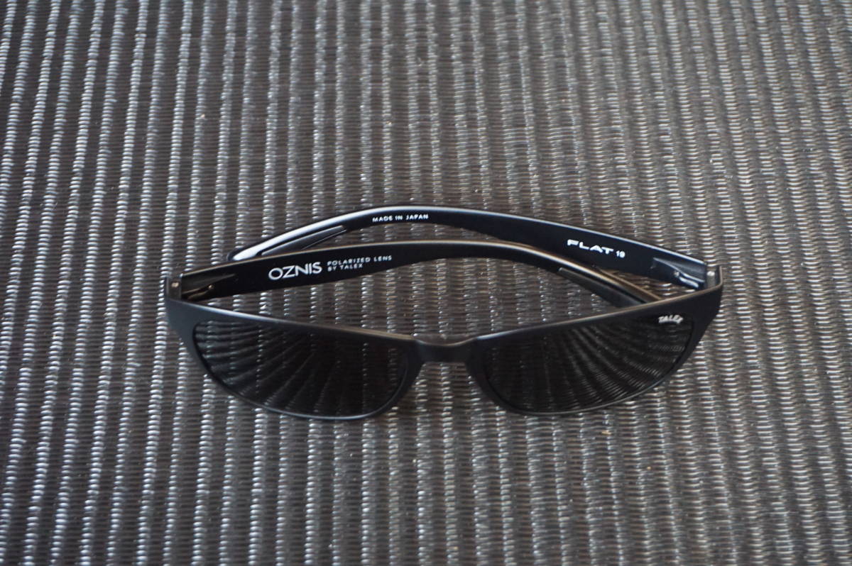 キンタです TALEX タレックス 偏光サングラス FLAT 19 タレックス オズニス TALEX OZNIS FLAT19 -TRUEVIEW マットブラック
