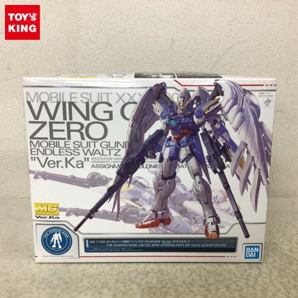 1円〜 ガンダムベース限定 MG 1/100 新機動戦記ガンダムW Endless Waltz ウイングガンダムゼロEW Ver.Ka クリアカラー