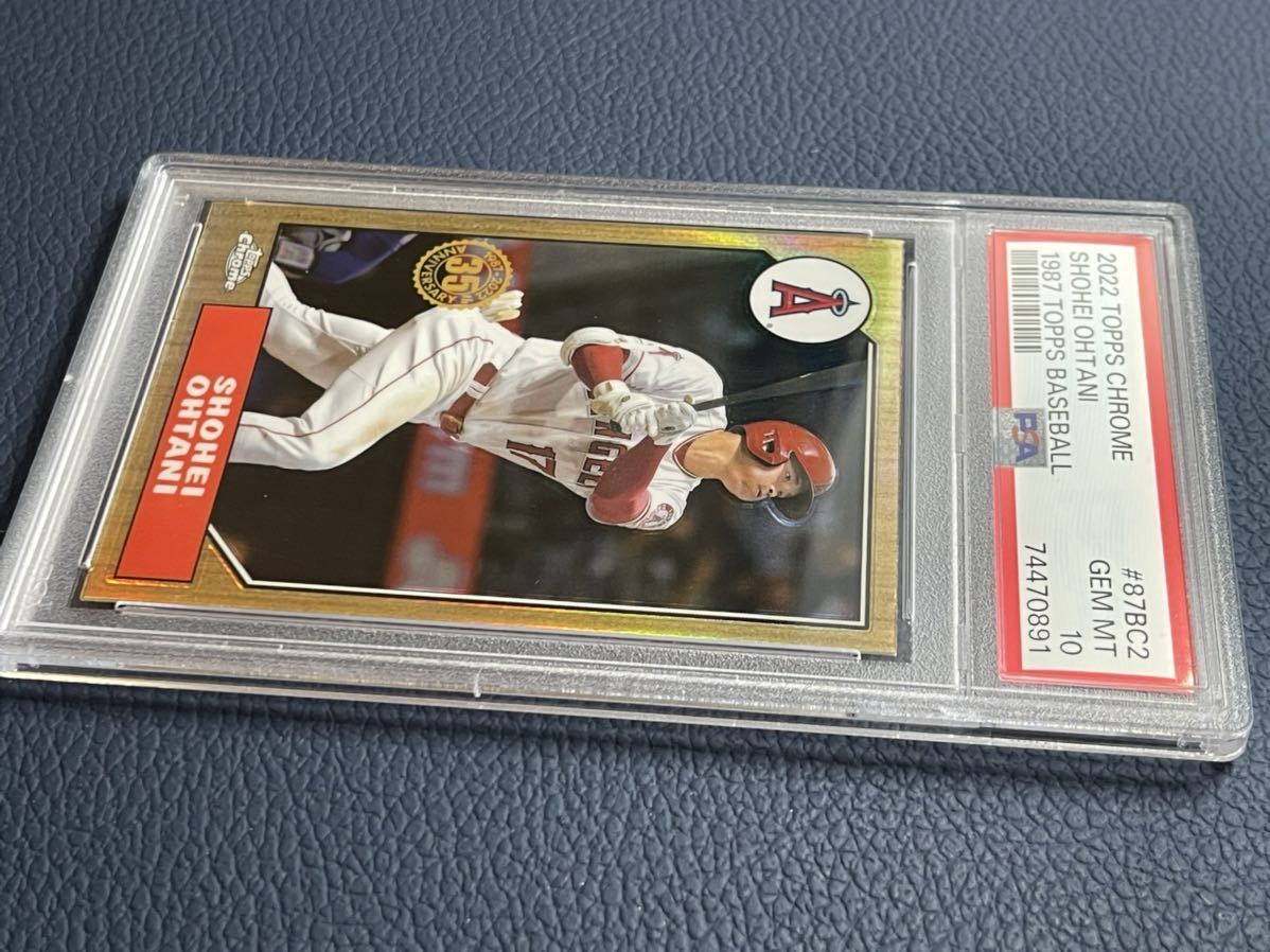 大谷翔平☆PSA10☆ 2022 Topps Chrome - 1987 Topps Baseball #87BC-2 