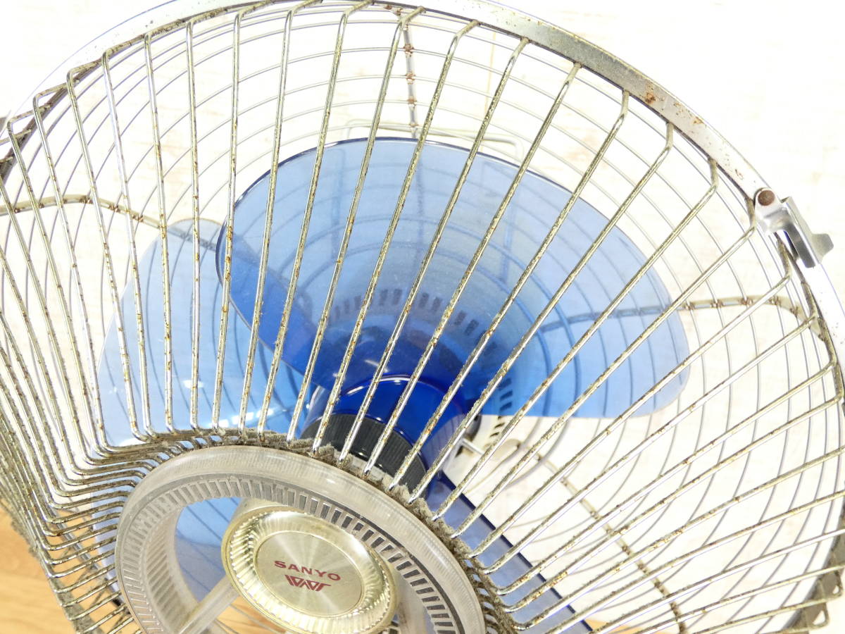 S SANYO サンヨー EF-6EN 扇風機 30センチ 昭和レトロ 当時物 現状渡し