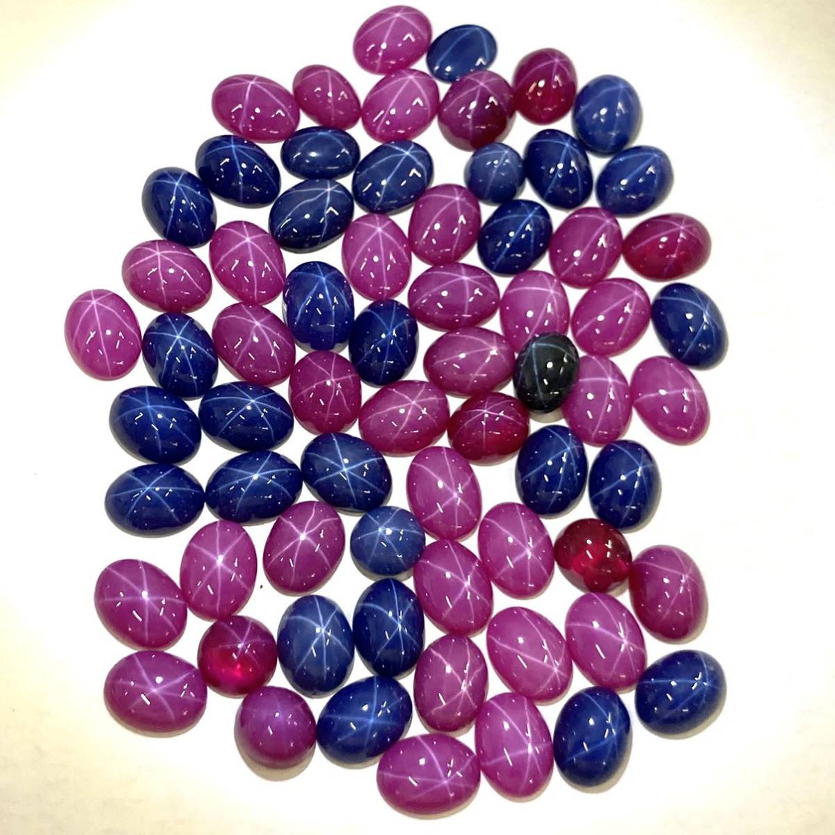 □リンデンスターサファイア・ルビー19点おまとめ 100ct□ルース 裸石 