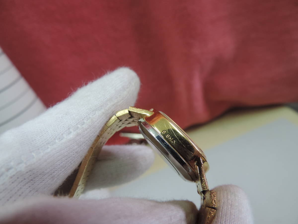 ティソ TISSOT 手巻き レディース 腕時計 ゴールド 泉店23-1024良品