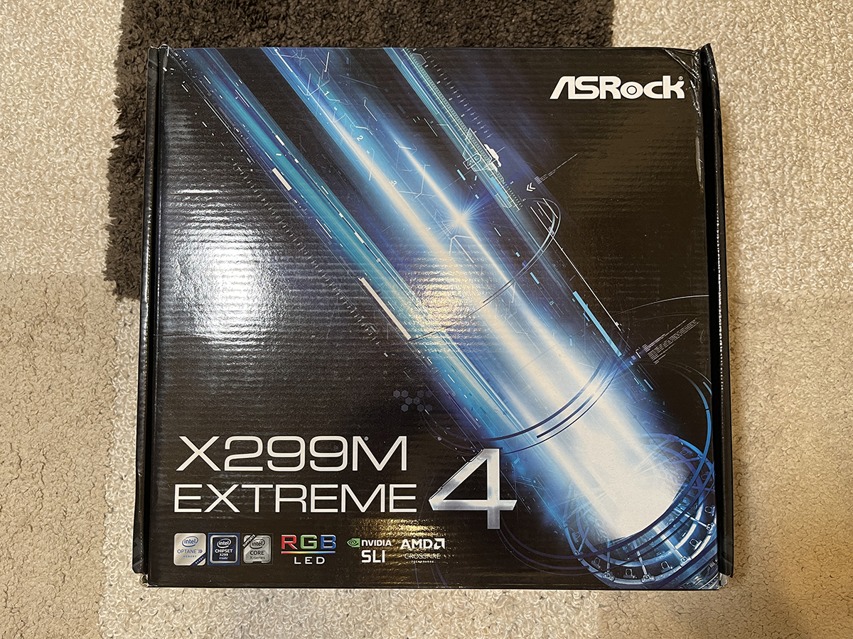 【動作確認済み】【中古美品】ASRock アスロック X299M Extreme4 Micro ATX マザーボード LGA2066